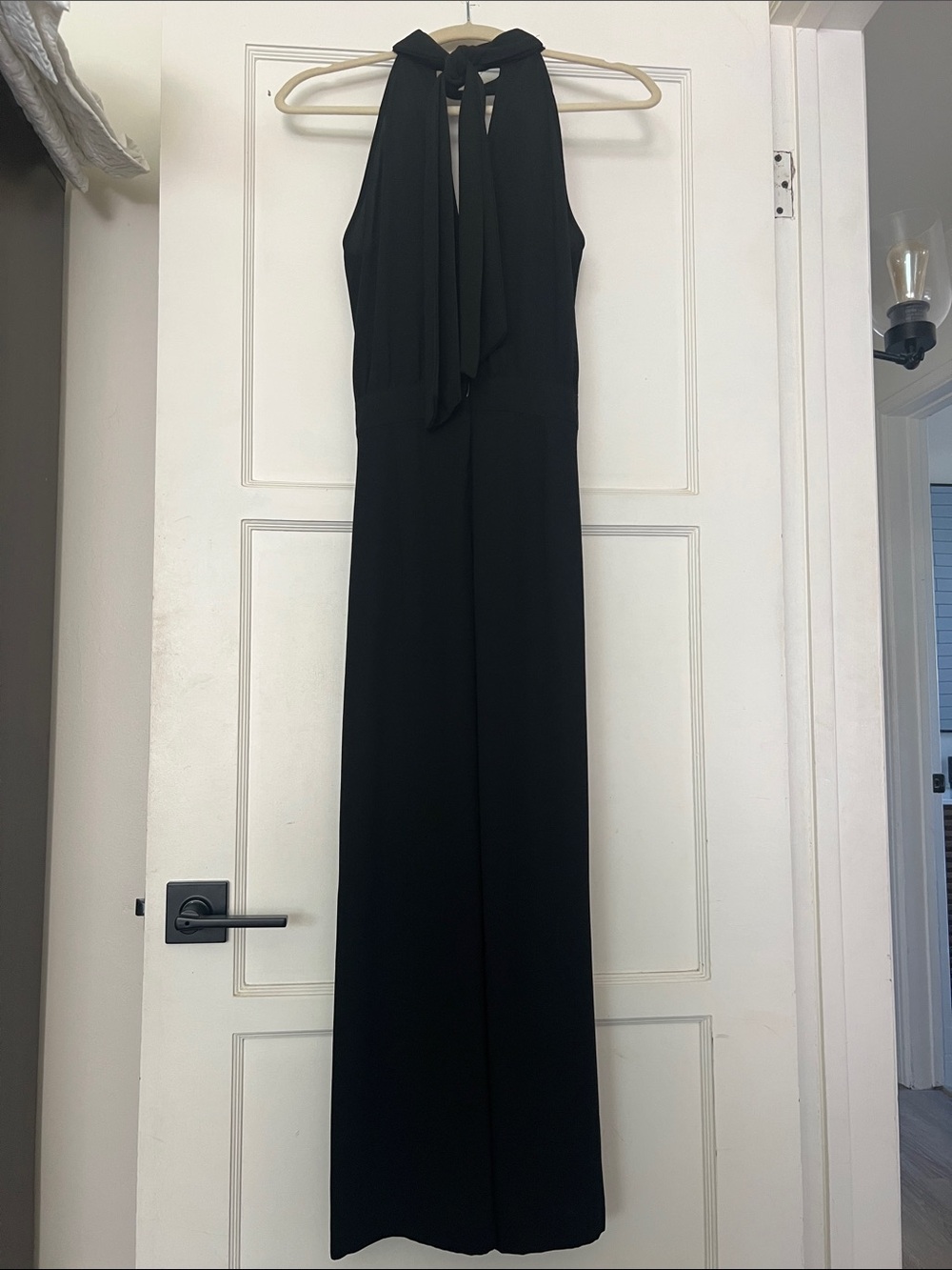 Black Zara Jumpsuit with tie.